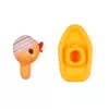 Lilliputiens Brinquedo de banho barco com pato de peluche Gaspard 6m+