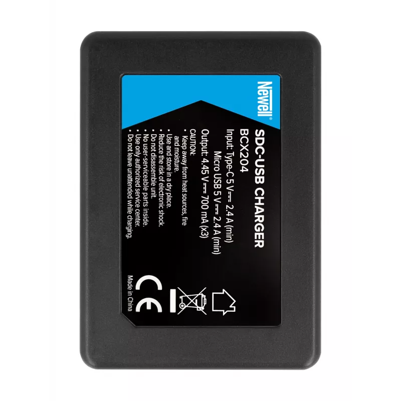 Newell SDC-USB Triple-Channel Charger para baterias DJI Osmo Action BCX204
