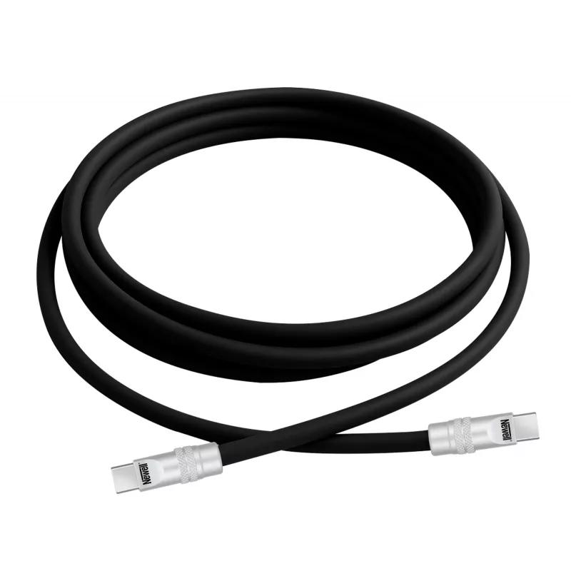 Newell Cabo USB-C para USB-C 100W 2m silicone preto