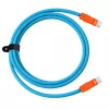Newell Cabo USB-C para USB-C 100W, 2m, silicone, azul-laranja