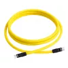 Newell Cabo USB-C para USB-C 100W, 2m, silicone, amarelo-preto