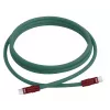 Newell Cabo USB-C para USB-C 100W 2m silicone verde-bordô
