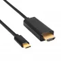 Akyga AK-AV-18 Cabo USB-C para HDMI, 4K, 1,8 m, preto
