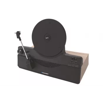 Blaupunkt VT100BK gira-discos vertical, entrada/saída Bluetooth, preto