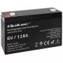 Qoltec Bateria AGM 6V 12Ah sem manutenção LongLife para UPS, balanças, caixas registadoras