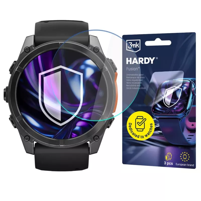 3MK PROTECTION Garmin Fenix 8 Pro 51mm (Amoled, MicroLED) - 3mk Hardy Fusion proteção para relógio