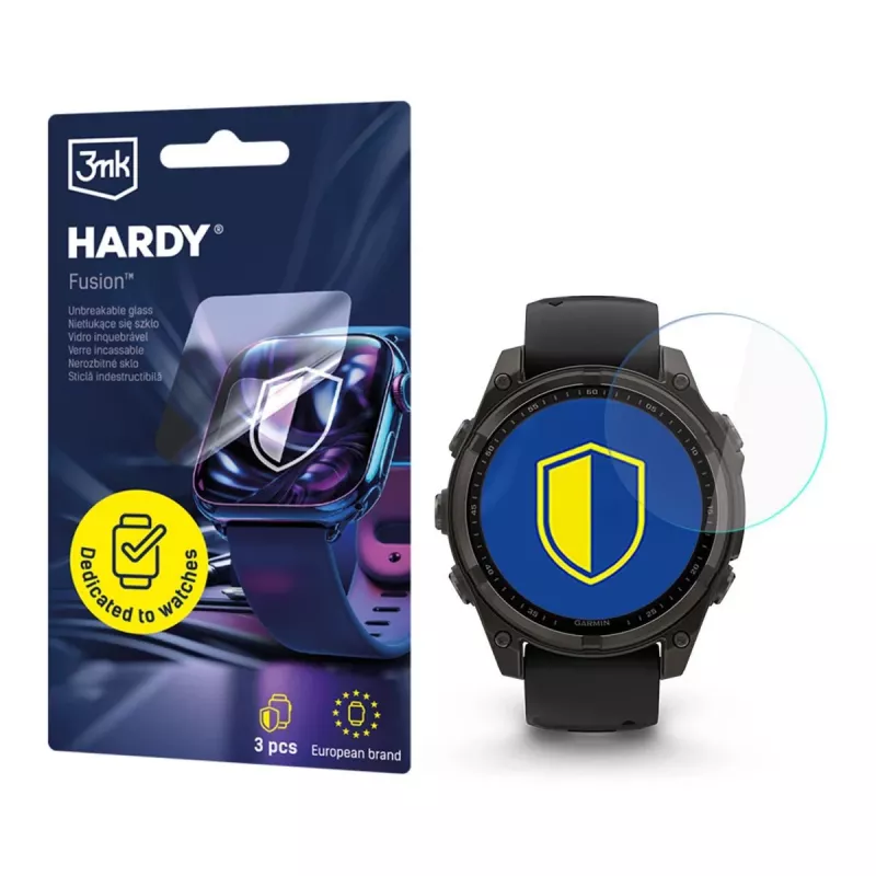 3MK PROTECTION Garmin Fenix 8 Solar/Sapphire 47mm - 3mk Hardy Fusion proteção para relógio