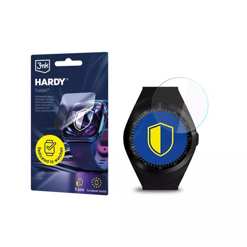 3MK PROTECTION Media-Tech Round Watch GSM MT855 - Proteção de relógio 3mk Hardy Fusion