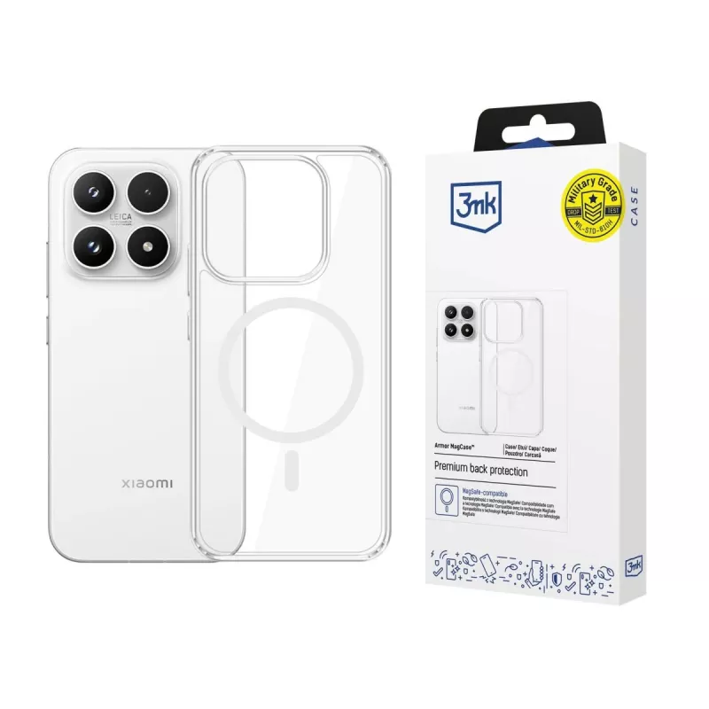 3MK PROTECTION Xiaomi 17 - 3mk Hardy LiqForce MagCase capa traseira preta
