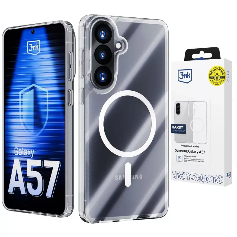 3MK PROTECTION Samsung Galaxy A57 - 3mk Hardy LiqForce MagCase preto