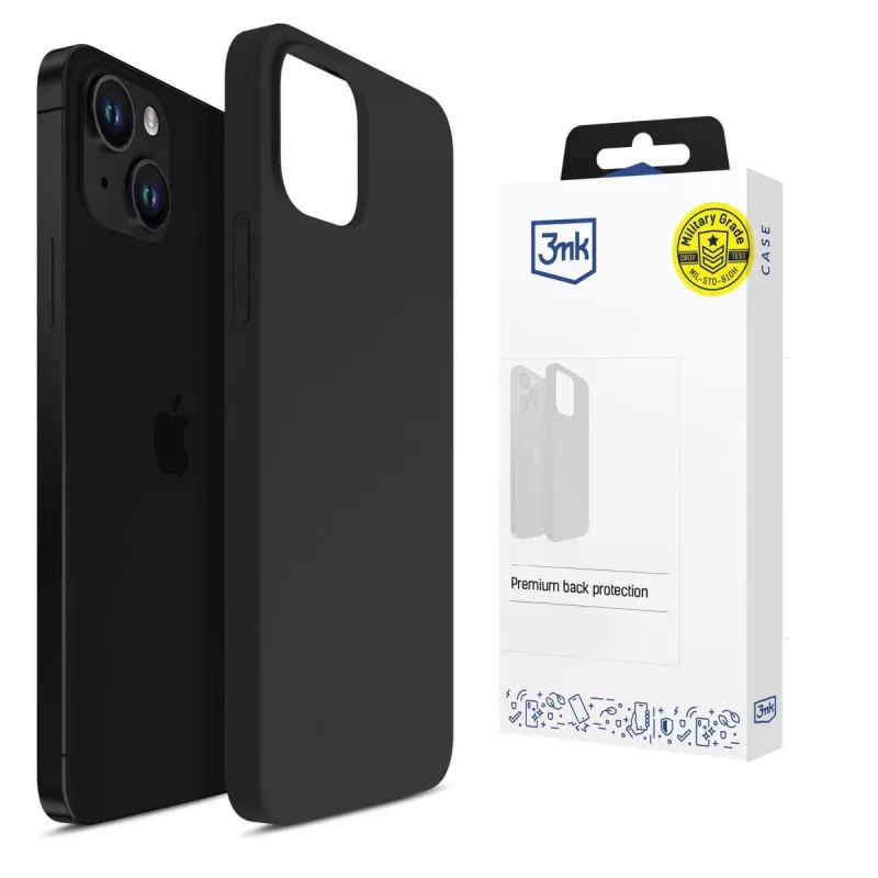 3MK PROTECTION Apple iPhone 14 Plus - Capa 3mk Hardy Mellow preta