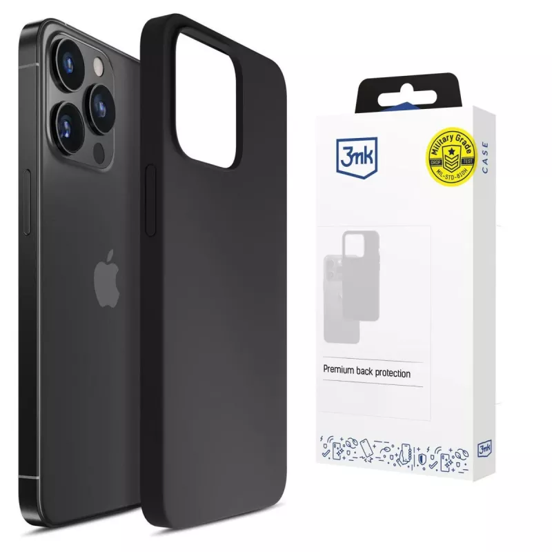 3MK PROTECTION Apple iPhone 16 Pro Max Capa 3mk Hardy Mellow preta