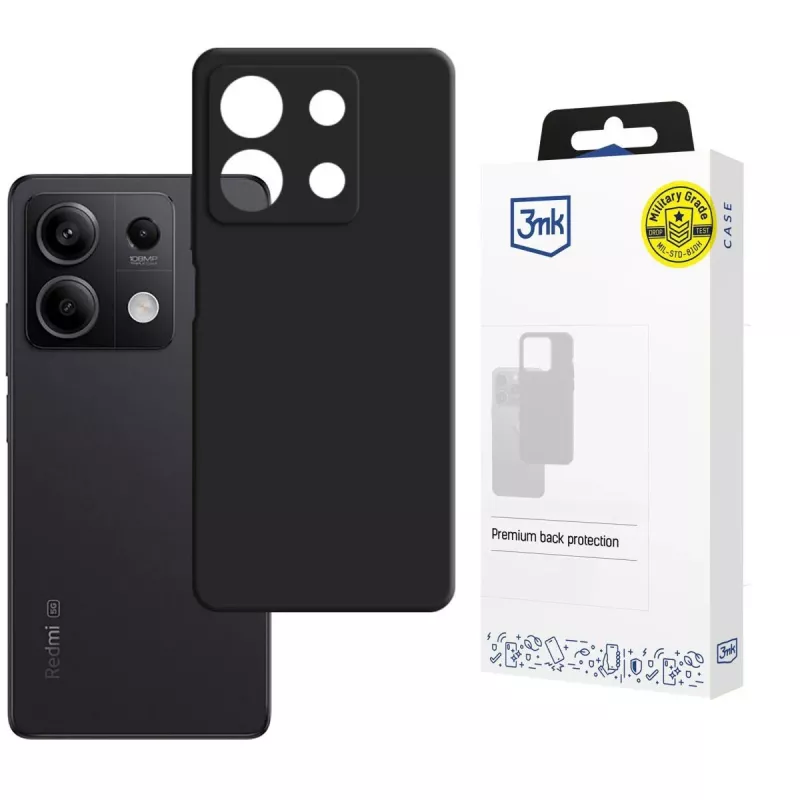 3MK PROTECTION Redmi Note 13 5G - Capa 3mk Hardy Mellow preta