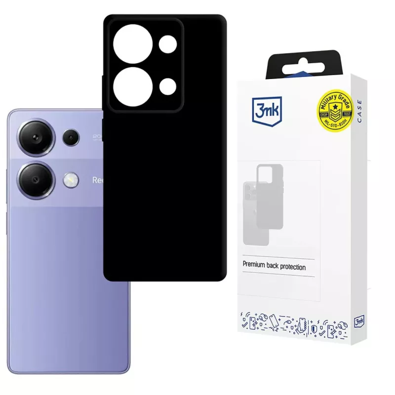 3MK PROTECTION Hardy Mellow Case para Xiaomi Redmi Note 13 Pro 4G - Preto