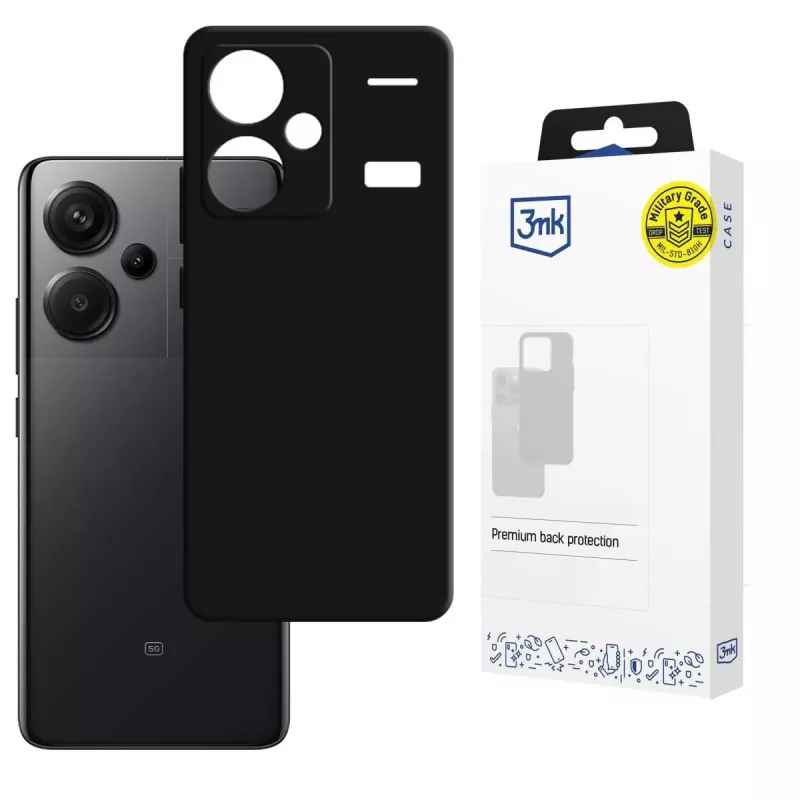 3MK PROTECTION Redmi Note 13 Pro+ - Capa 3mk Hardy Mellow preta