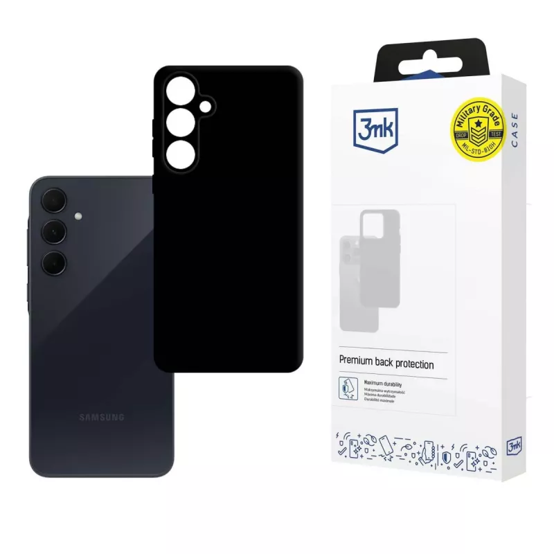 3MK PROTECTION Samsung Galaxy A35 5G - Capa 3mk Hardy Mellow preta