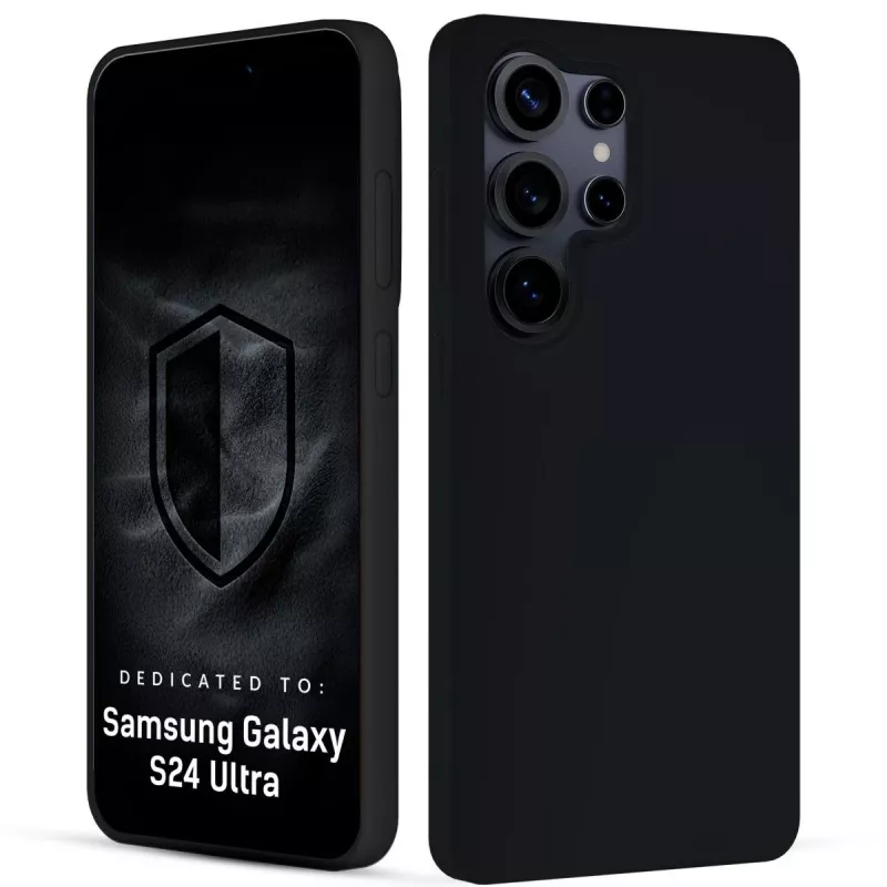 3MK PROTECTION Samsung Galaxy S24 Ultra - Capa 3mk Hardy Mellow preta