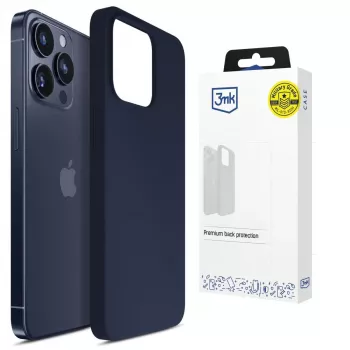 3MK PROTECTION Apple iPhone 16 Pro - Capa 3mk Hardy Mellow azul-escuro
