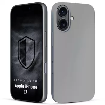 3MK Hardy Mellow capa para Apple iPhone 17, cinzento