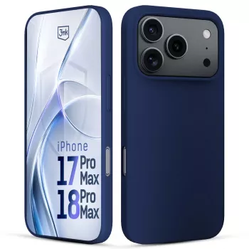 3MK PROTECTION Apple iPhone 17 Pro Max Capa Hardy Mellow azul-escuro