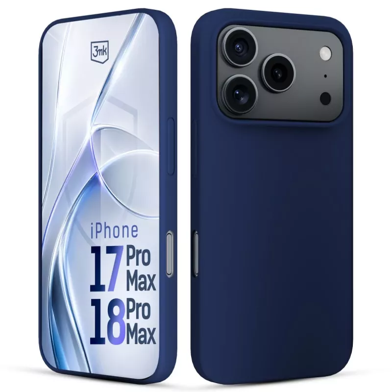 3MK PROTECTION Apple iPhone 17 Pro Max Capa Hardy Mellow azul-escuro