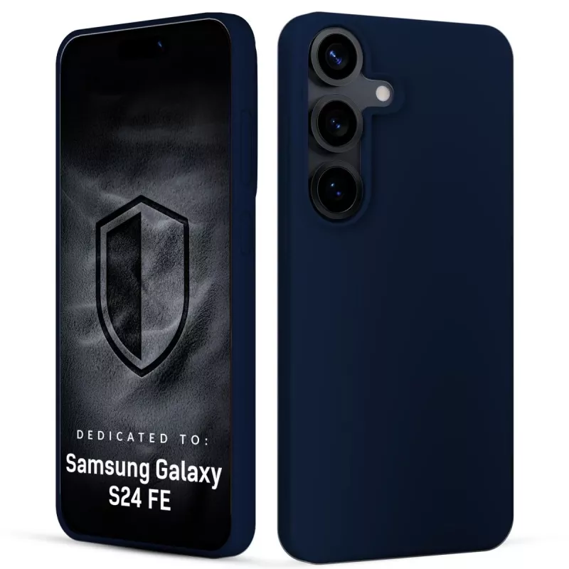 3MK PROTECTION Samsung Galaxy S24 FE - Capa 3mk Hardy Mellow azul-escuro