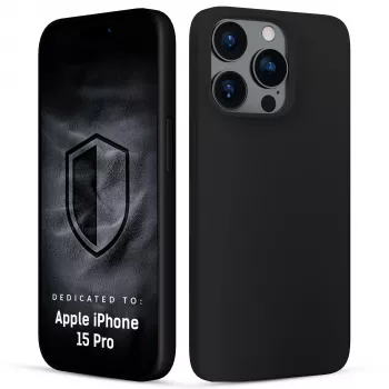 3MK PROTECTION Capa Hardy Mellow MagCase preto para Apple iPhone 15 Pro