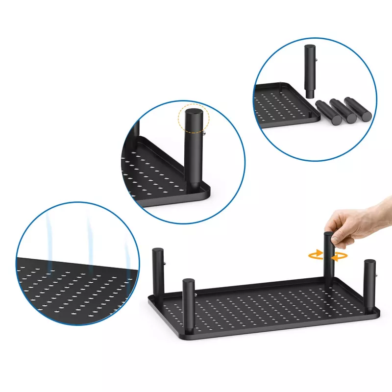 MOZOS SPM3 Suporte Elevatório para Monitor Preto