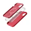 Crong Color Cover capa magnética para iPhone 15 Plus MagSafe (rosa)