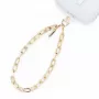 Crong Phone Charm Cordão com Âncora Dourado