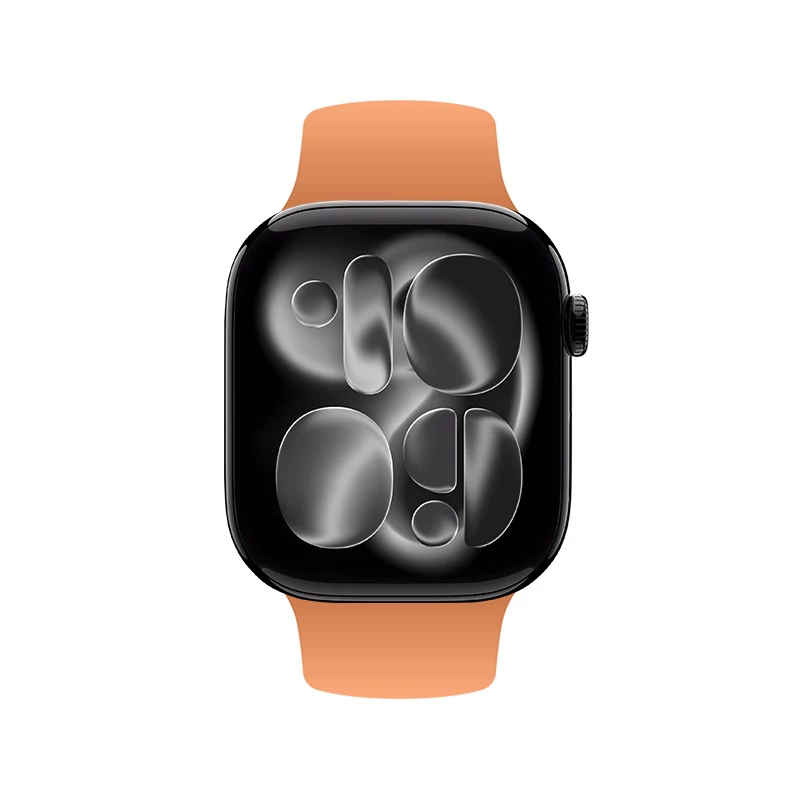 Crong Liquid Bracelete para Apple Watch 38/40/41/42 mm (Laranja)