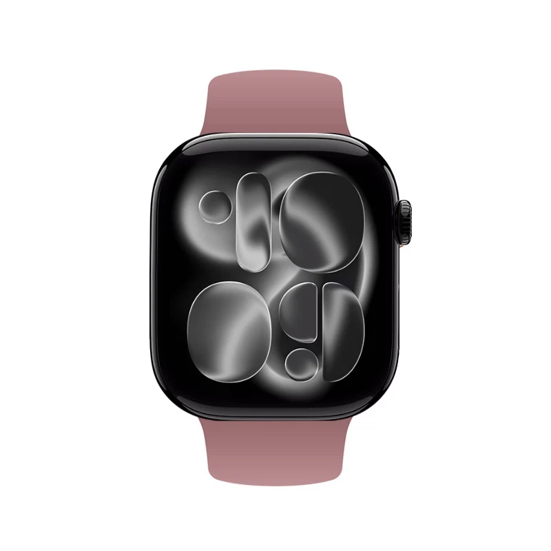 Crong Liquid Bracelete de Silicone para Apple Watch 38/40/41/42 mm - Dusty Pink