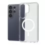 Crong Hybrid Clear Capa Magnética com MagSafe para Samsung Galaxy S26 Ultra (Transparente)