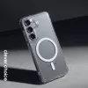 Crong Hybrid Clear Capa Magnética com MagSafe para Samsung Galaxy S26 Ultra (Transparente)