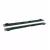 RACKTEL RL-ZASZF Escova de passagem de cabos 1U para rack de 19 polegadas, Preto (RAL 9005)