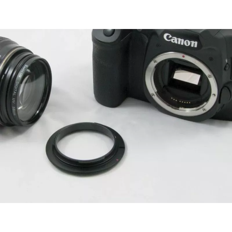 JJC Adaptador de anel macro invertido para câmaras Pentax K-Bajonett - 49mm