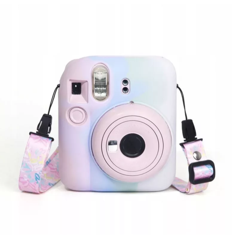 LOVEINSTANT Capa de silicone para Fujifilm Instax Mini 12 - cores pastel