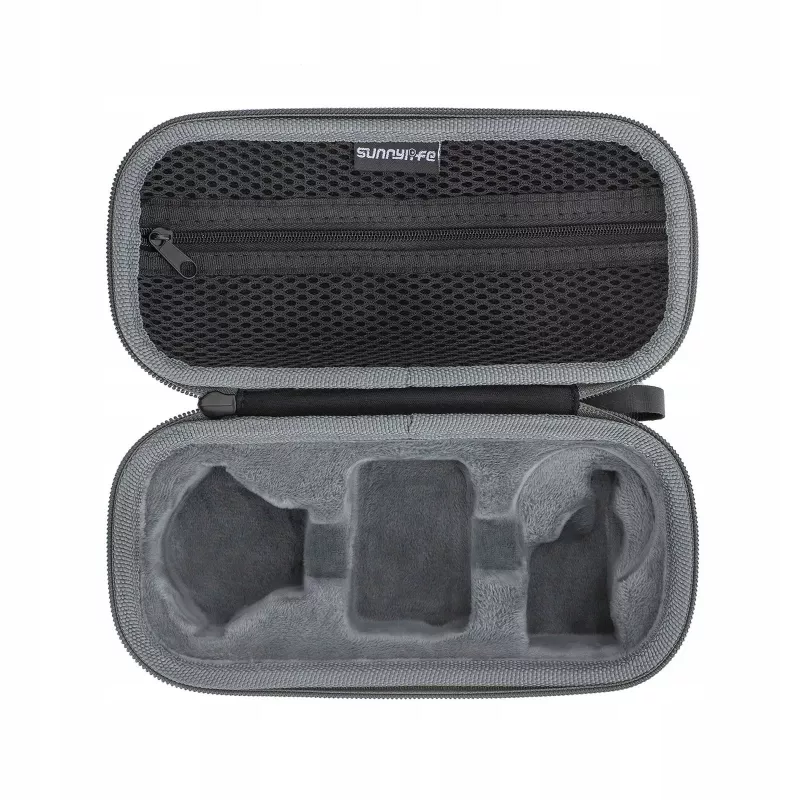 SUNNYLIFE Bolsa de proteção para Insta360 Go 3, Preto, nylon, EVA, resistente a choques, à prova de pó, resistente a salpicos, com alça de mão