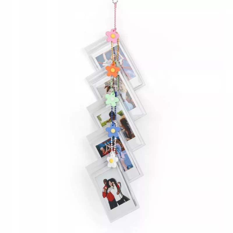LOVEINSTANT Conjunto de 5 molduras suspensas para Fuji Instax Mini 12 40 11 8 7s Evo Liplay Link 2 SE Zink