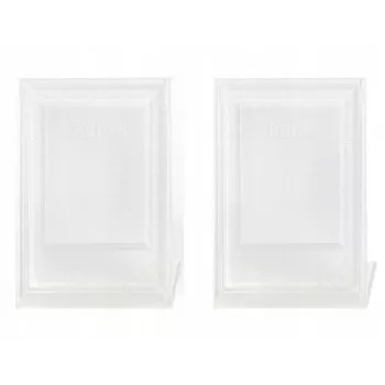 LOVEINSTANT 2x Moldura transparente + caixa de armazenamento para Fujifilm Instax Mini 12, 11, 9, 8, 7s, 70, 90, 50, 40, Evo, Liplay, Link 2, Link SE