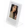 LOVEINSTANT 2x Moldura transparente + caixa de armazenamento para Fujifilm Instax Mini 12, 11, 9, 8, 7s, 70, 90, 50, 40, Evo, Liplay, Link 2, Link SE