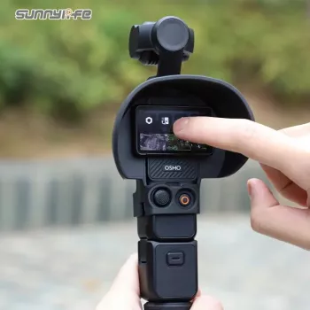 SUNNYLIFE Para-sol e proteção para ecrã LCD do DJI Osmo Pocket 3 - preto