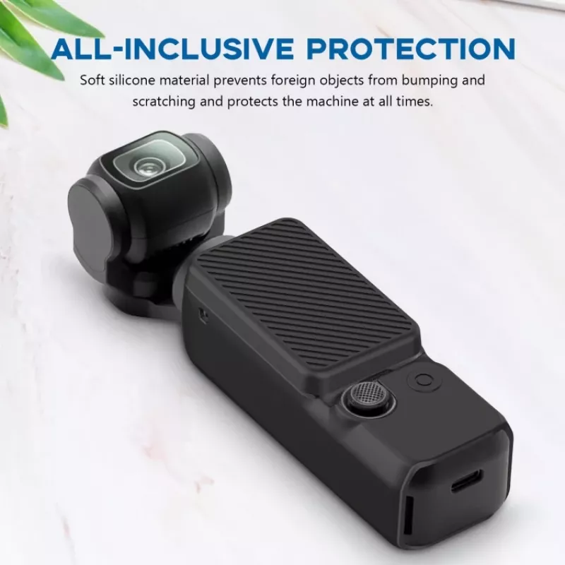 PULUZ Capa de proteção em silicone para DJI Osmo Pocket 3 - preto