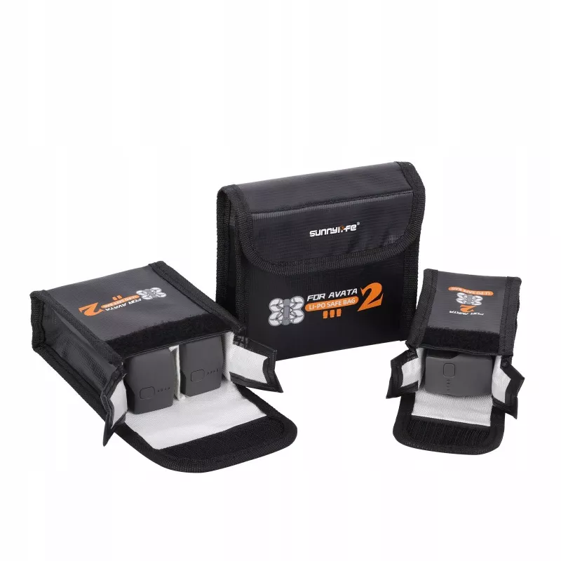 SUNNYLIFE Bolsa à prova de fogo para 1x bateria DJI Avata 2 - AT2-DC781-1