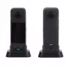 SUNNYLIFE Mini tripé para Insta360 X4 action camera - preto, tripé de mesa dobrável com parafuso de 1/4 polegadas-20, pés de borracha antiderrapantes, compacto e portátil