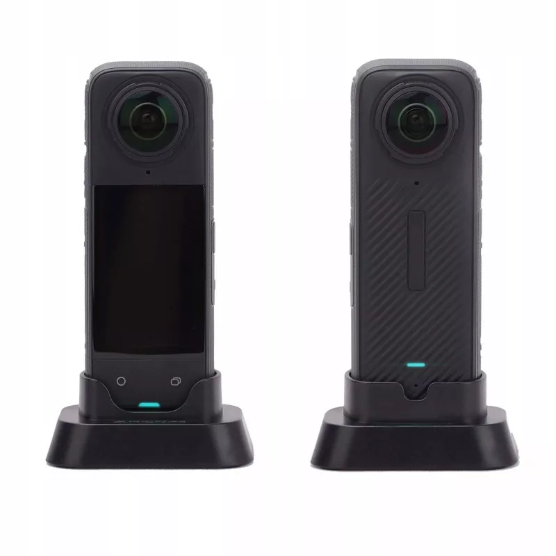 SUNNYLIFE Mini tripé para Insta360 X4 action camera - preto, tripé de mesa dobrável com parafuso de 1/4 polegadas-20, pés de borracha antiderrapantes, compacto e portátil
