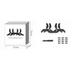 SUNNYLIFE 3032S-2-D Conjunto de 4 hélices para DJI Avata 2 - preto