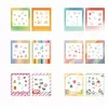 LOVEINSTANT Conjunto com 12 molduras autocolantes para Fuji Instax Square Link SQ1 SQ6 SQ20 SQ40 SQ10