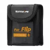 SUNNYLIFE Bolsa de segurança ignífuga para bateria LiPo para drone DJI Flip - capacidade para 1 bateria