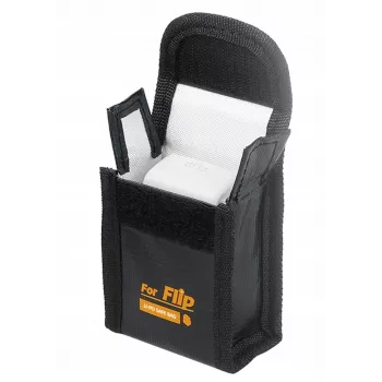 SUNNYLIFE Bolsa de segurança ignífuga para bateria LiPo para drone DJI Flip - capacidade para 1 bateria